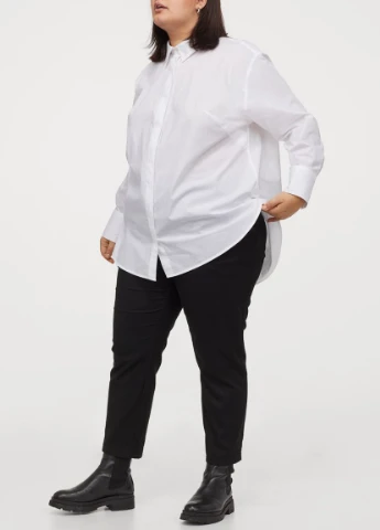 Сорочка оверсайз, бавовна H&M (226527756)