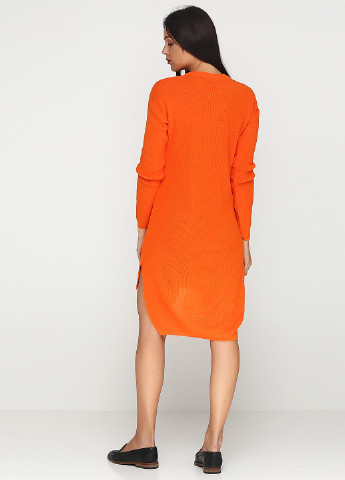 Оранжевое кэжуал платье Imperial однотонное