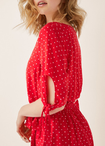 Комбинезон Women'secret комбинезон-шорты горошек красный пляжный