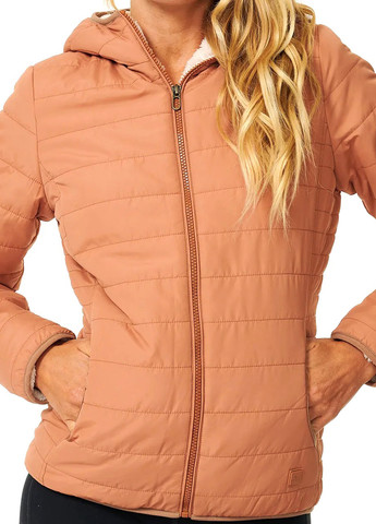 Коричневая демисезонная куртка Rip Curl Anti-Series Anoeta