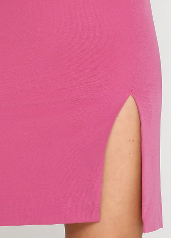 Темно-розовое коктейльное платье футляр & Other Stories однотонное