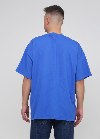 Синяя футболка Gildan
