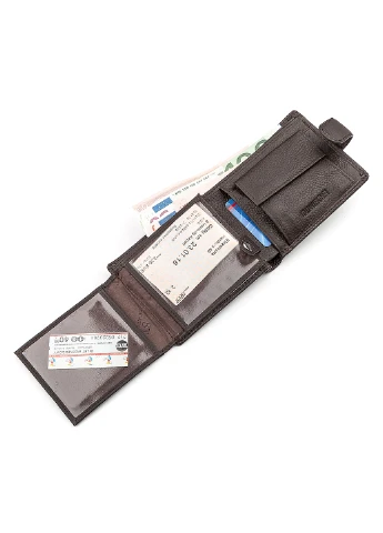 Чоловічий шкіряний гаманець 11,5х9,5х2,5 см st leather (252128246)
