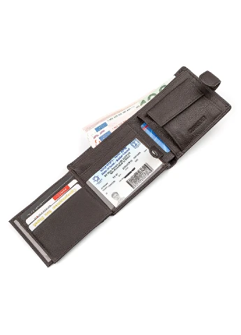 Чоловічий шкіряний гаманець 11,5х9,5х2,5 см st leather (252128246)