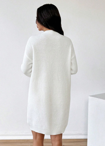 Білий кежуал сукня сукня светр SHEIN американський прапор