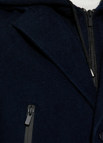 Сіро-синє демісезонне Пальто однобортне KOTON