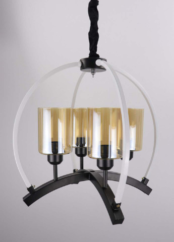 Люстра стельова підвісна в стилі LOFT (лофт) 048/4 Чорний 55х47х47 см. Handmade (234537489)