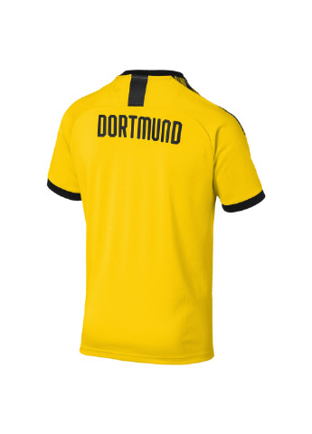 Желтая демисезонная футболка bvb home shirt replica Puma