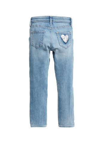 Джинси H&M прямі градієнти блакитні джинсові