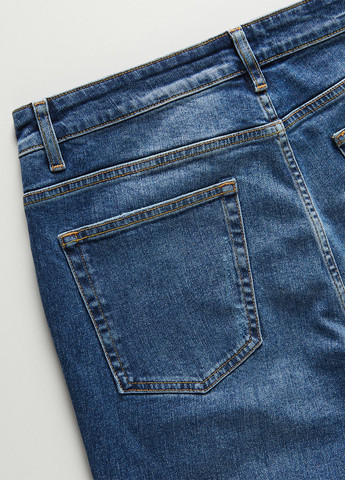 Синие демисезонные слим, каррот фит джинсы Reserved