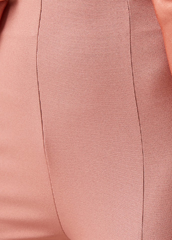 Розовые кэжуал демисезонные укороченные, клеш брюки KOTON