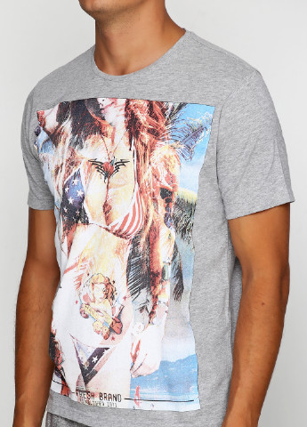 Серая футболка Fresh Brand