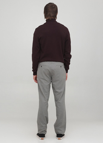 Серые классические демисезонные прямые брюки Ralph Lauren
