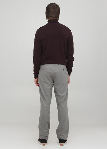 Серые классические демисезонные прямые брюки Ralph Lauren