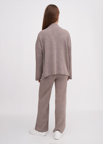 Кофейный демисезонный свитер EQUILIBRI