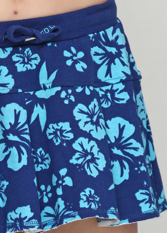 Синяя кэжуал цветочной расцветки юбка Red Label клешированная