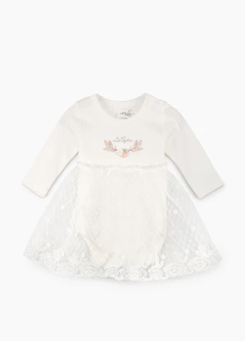 Молочна сукня-боді Mini born (254063702)
