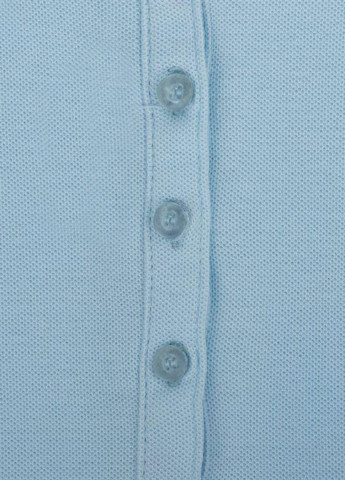 Голубой женская футболка-поло Lee Cooper с логотипом