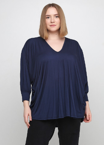 Темно-синяя демисезонная блуза Made in Italy