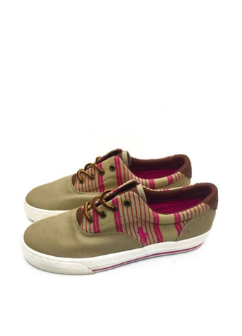 Коричневые кеды Ralph Lauren