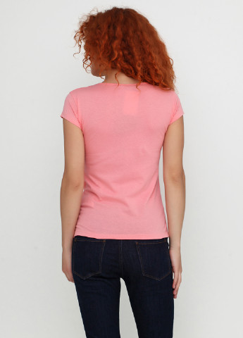 Розовая летняя футболка Poncik