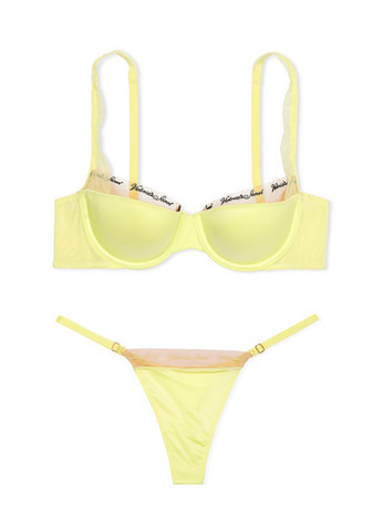 Желтый демисезонный комплект (бюстгальтер, трусики) Victoria's Secret