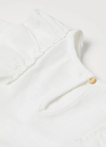 Біла літня футболка H&M