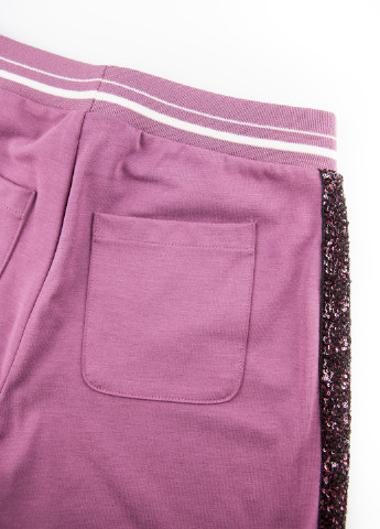 Сиреневые кэжуал демисезонные брюки United Colors of Benetton
