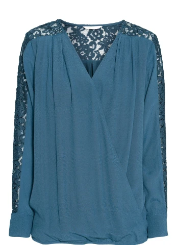 Темно-синя блуза для вагітних H&M