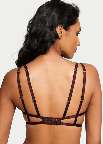 Бордовый демисезонный комплект (бюстгальтер, трусики) Victoria's Secret