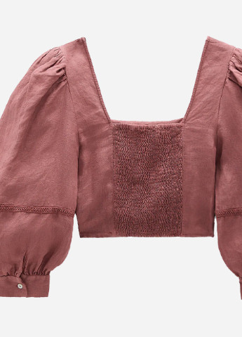 Пудрова блуза Zara