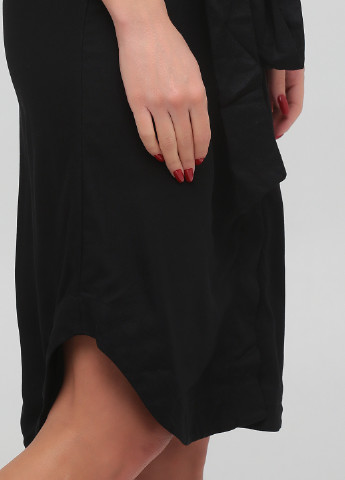 Черное кэжуал платье рубашка Monki однотонное