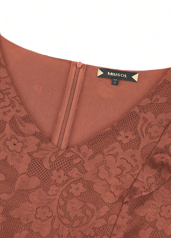 Кавова кежуал сукня кльош SHEIN однотонна