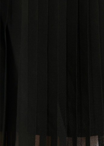 Черная кэжуал однотонная юбка NA-KD плиссе