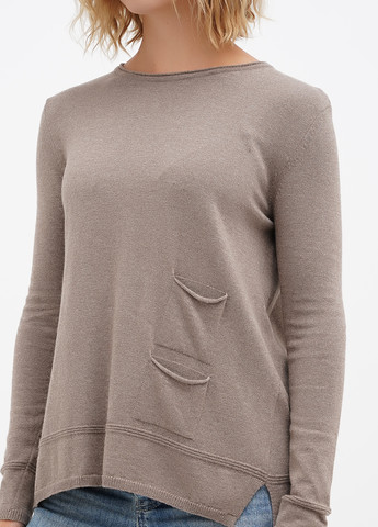 Темно-бежевый демисезонный джемпер джемпер Sassofono