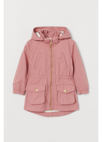 Розовая демисезонная куртка парка H&M