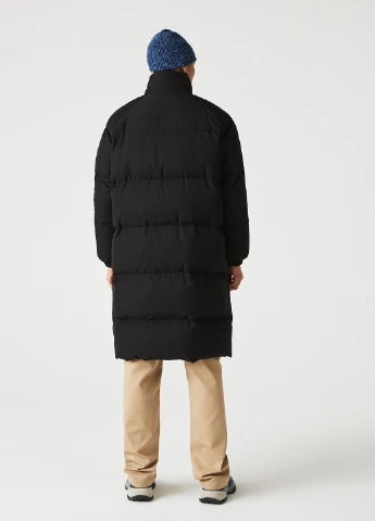 Черный зимний Пуховик Lacoste
