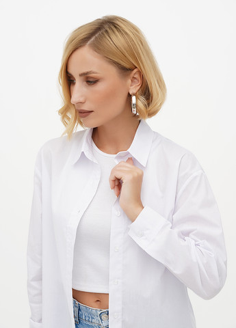 Жіноча сорочка оверсайз із довгими рукавами KASTA design (252376898)