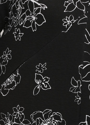 Темно-серое кэжуал платье Ciso с цветочным принтом
