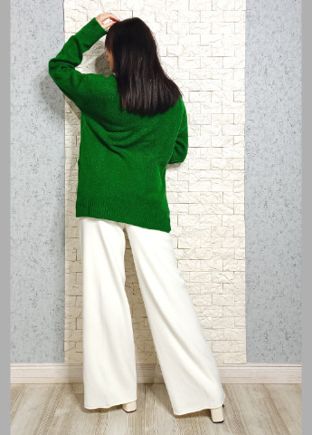 Зелений зимовий светр Hot Fashion