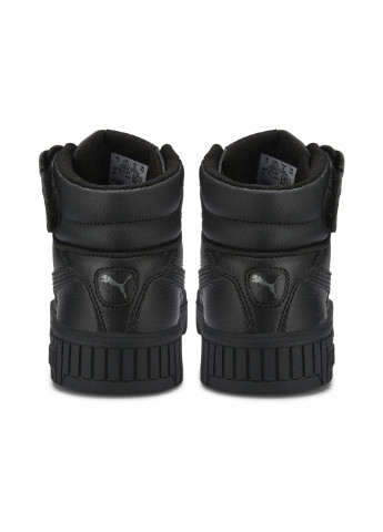 Черные детские кроссовки carina 2.0 mid sneakers youth Puma
