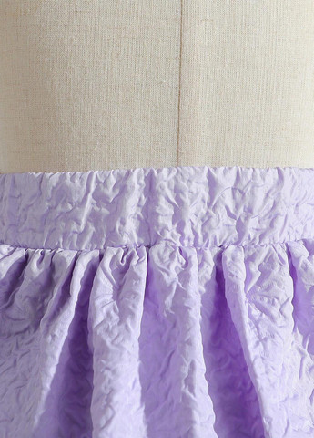 Сиреневый летний костюм (блуза, юбка) SHEIN