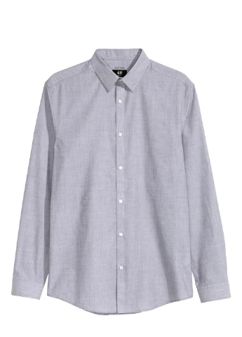 Светло-синяя рубашка H&M
