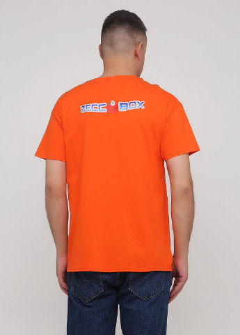 Оранжевая футболка Hanes