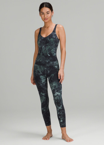 Комбинированные демисезонные легинсы Lululemon Athletica