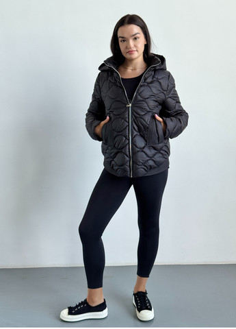 Черная демисезонная куртка Eva Classic