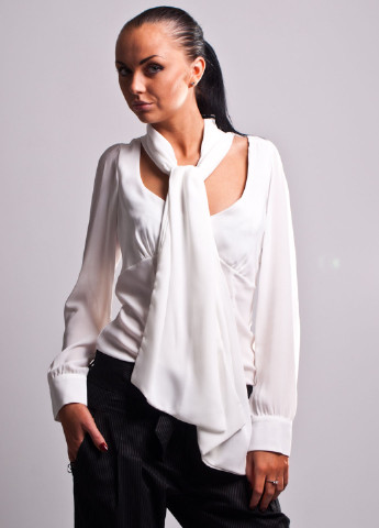 Белая демисезонная блуза Relish
