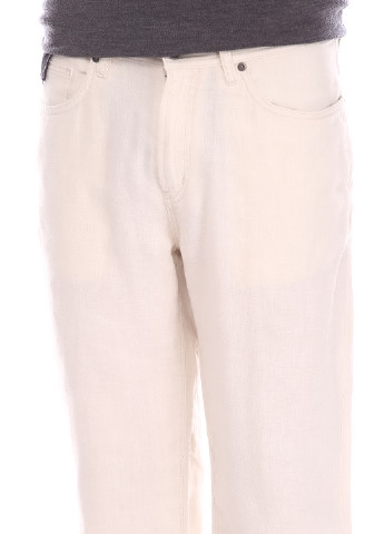 Молочные кэжуал летние со средней талией брюки John Varvatos