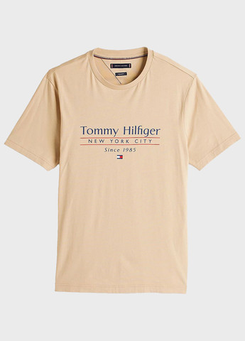 Бежева футболка Tommy Hilfiger