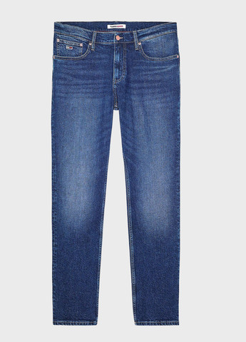 Синие демисезонные прямые джинсы Tommy Jeans